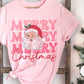 RETRO MERRY CHRISTMAS SANTA Graphic Tee