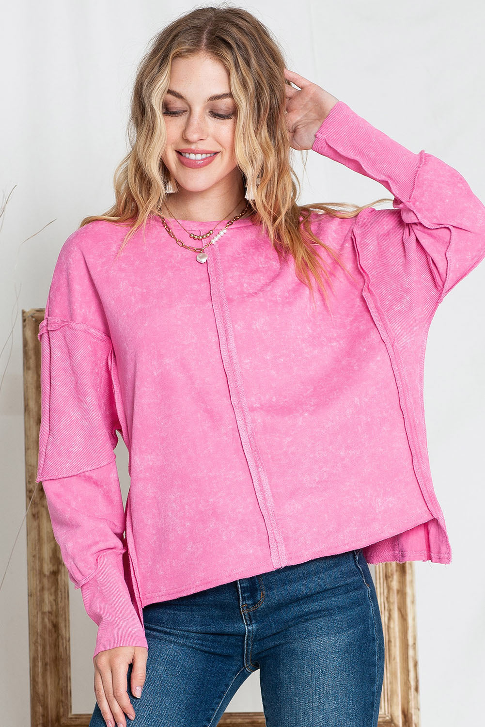 Exposed Seams Sweatshirt