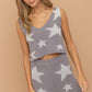 Soft Star Print Tank Pant Set