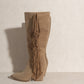 OASIS SOCIETY OUT WEST - Knee-High Fringe Boots