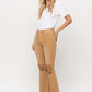 Vintage High Rise Distressed Flare Jeans