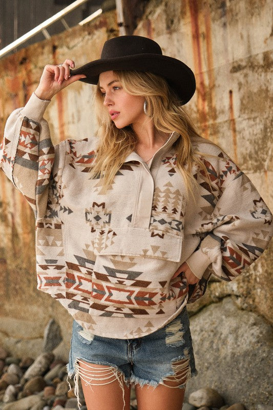 Aztec Western Pullover