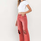 90s Vintage Crop Flare Jeans