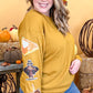 Thanksgiving Sparkle Sleeve Sweatshirt