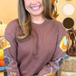 Thanksgiving Sparkle Sleeve Sweatshirt