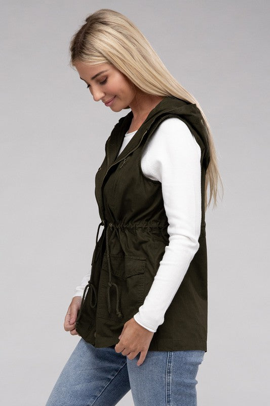 Zenana Military Vest