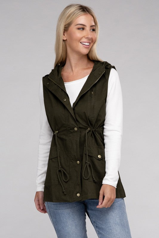 Zenana Military Vest