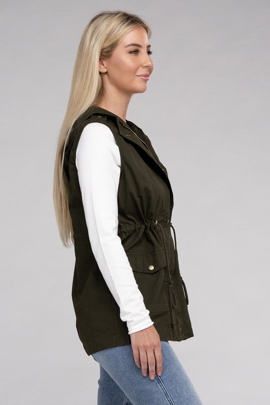 Zenana Military Vest