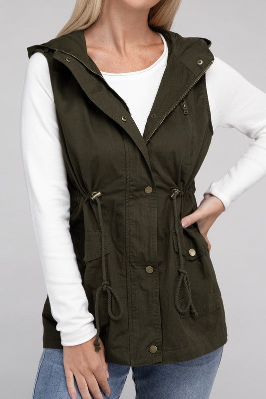 Zenana Military Vest