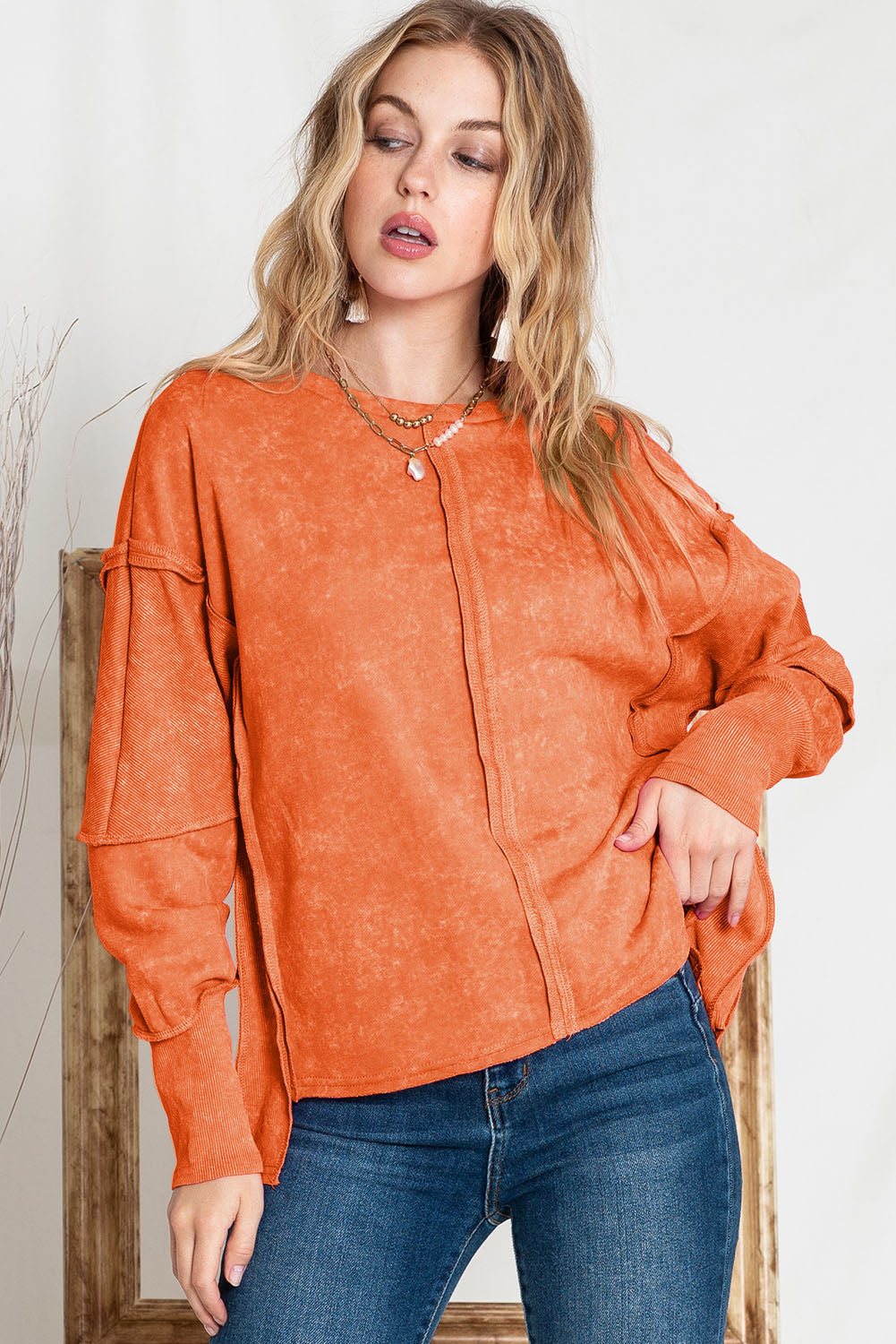 Exposed Seams Sweatshirt