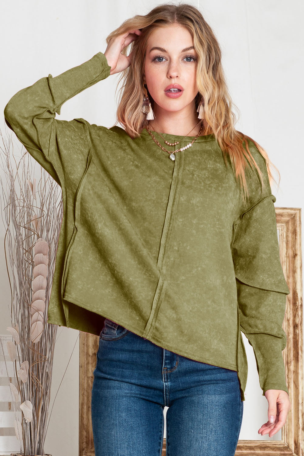 Exposed Seams Sweatshirt