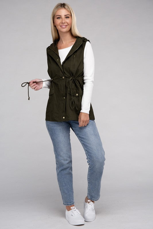 Zenana Military Vest