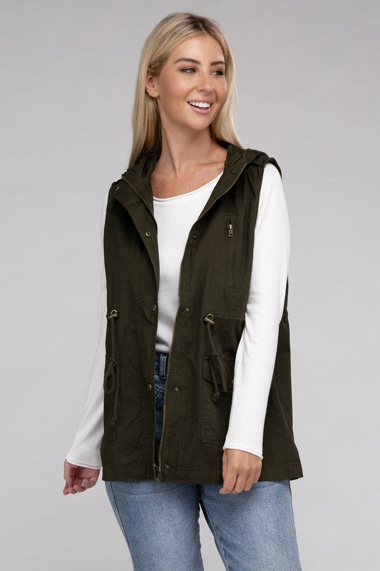 Zenana Military Vest