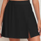 Black Skort With Split