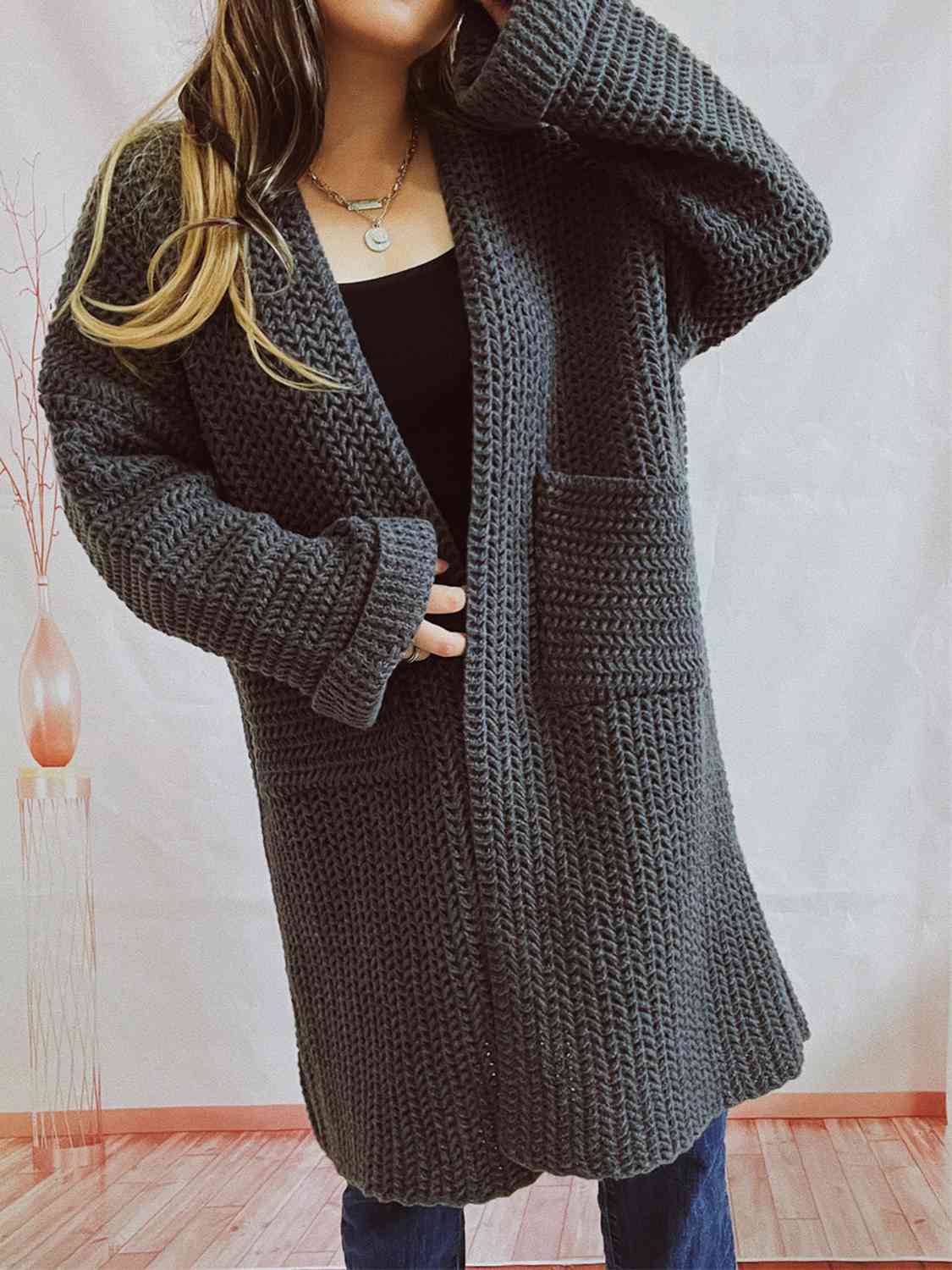 Chunky Open Front Cardi