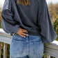 Lantern Sleeve Sweatshirt
