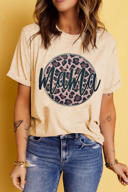 MAMA Leopard Graphic tee