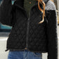 Zip-Up Raglan Sleeve Jacket