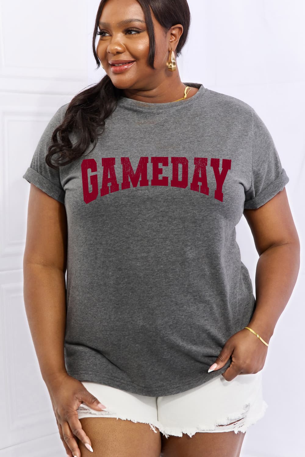 Simply Love-GAMEDAY Graphic Cotton Tee