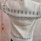 Geometric Button Front Long Sleeve Cardigan