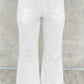 Distressed Raw Hem Jeans with Pockets
