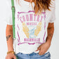 COUNTRY MUSIC NASHVILLE Graphic Tee