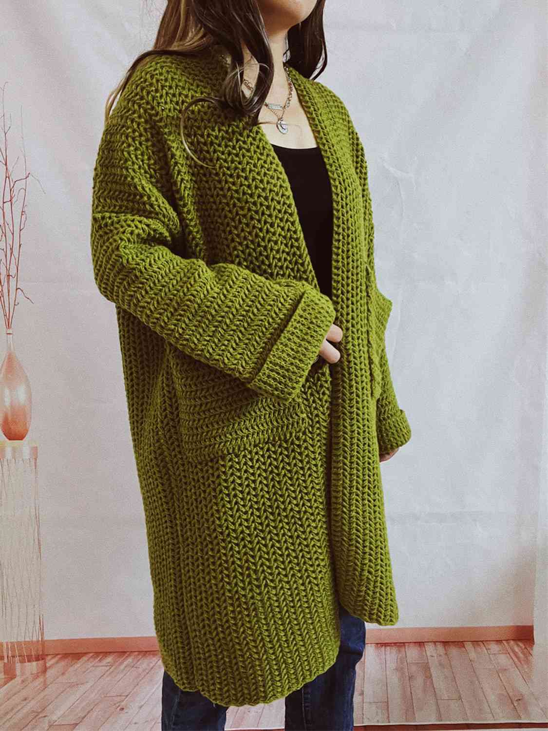 Chunky Open Front Cardi