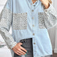 Leopard Denim Shacket
