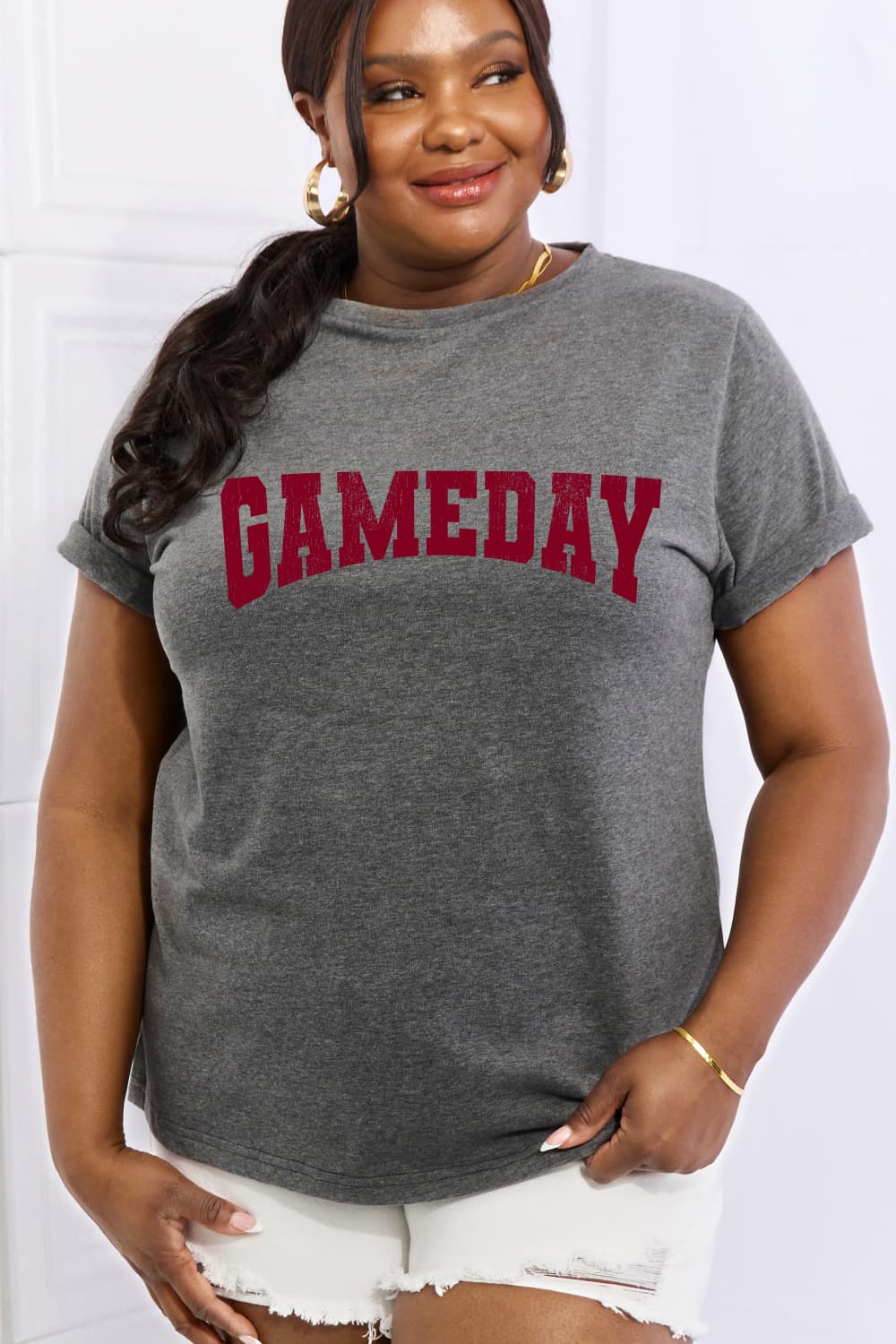 Simply Love-GAMEDAY Graphic Cotton Tee