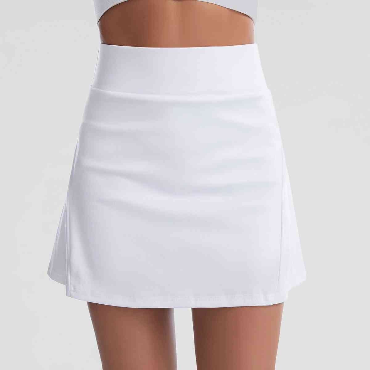 Wide Waistband Sports Skort