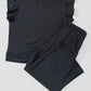 Ruffled Quarter Zip Top and Drawstring Pants Set