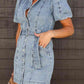 Puff Denim Dress