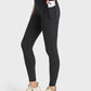 Wide Waistband Slim Fit Long Sports Leggings