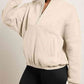 Half-Zip Long Sleeve Sweatshirt