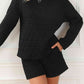 Textured Short Set