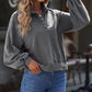 Lantern Sleeve Sweatshirt