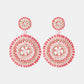 Beaded Boho Style Round Shape Dangle Earrings