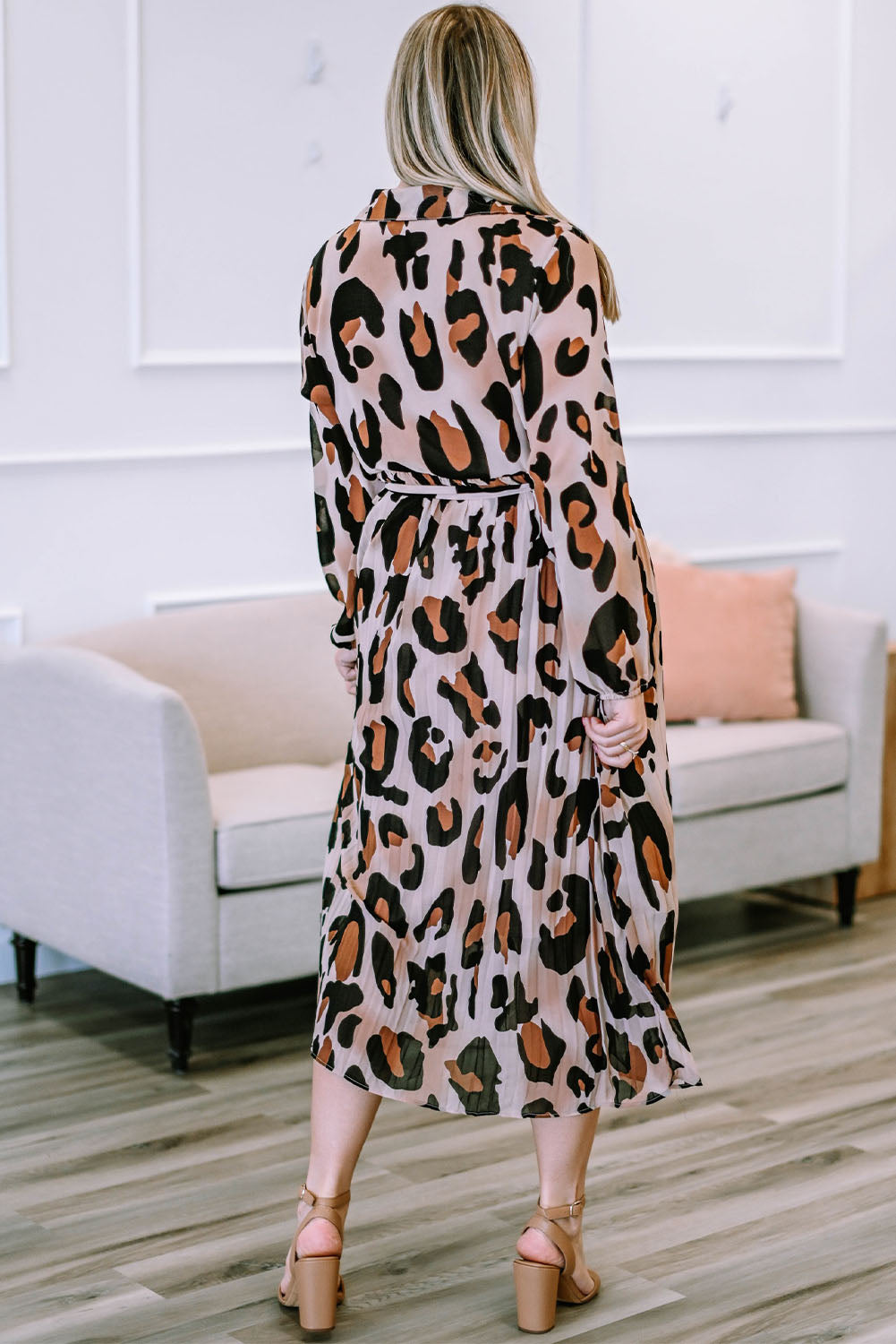 Plus Size Leopard Dress