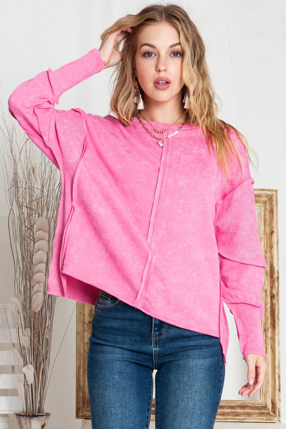 Exposed Seams Sweatshirt