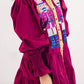 Full Size Nutcracker Sequin Lantern Sleeve Tiered Dress