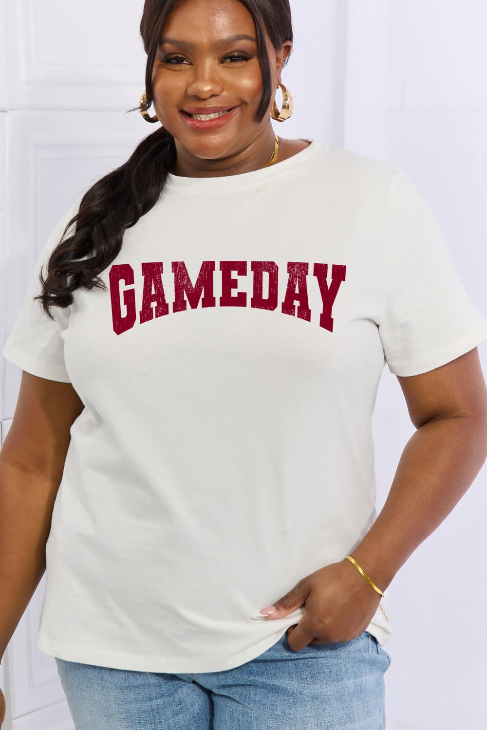 Simply Love-GAMEDAY Graphic Cotton Tee