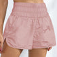 Breathable Smocked Sports Shorts