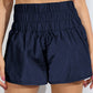 Breathable Smocked Sports Shorts