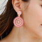 Beaded Boho Style Round Shape Dangle Earrings