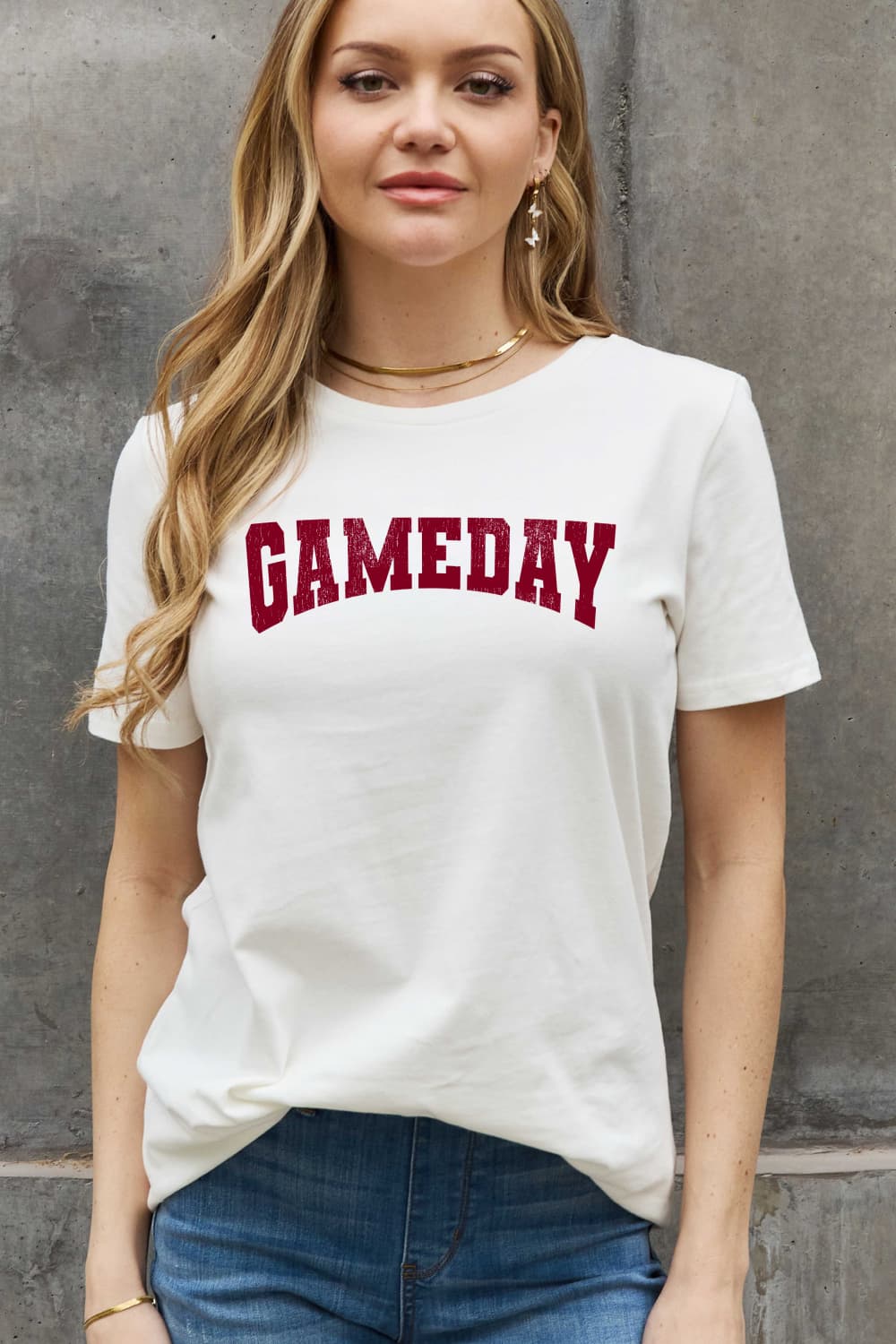 Simply Love-GAMEDAY Graphic Cotton Tee