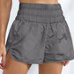 Breathable Smocked Sports Shorts