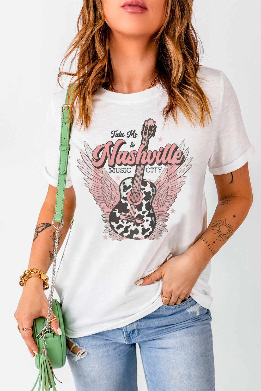 Take Me To Nashville Graphic Tee