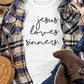 Jesus Loves Sinners Graphic Tee