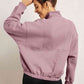 Half-Zip Long Sleeve Sweatshirt