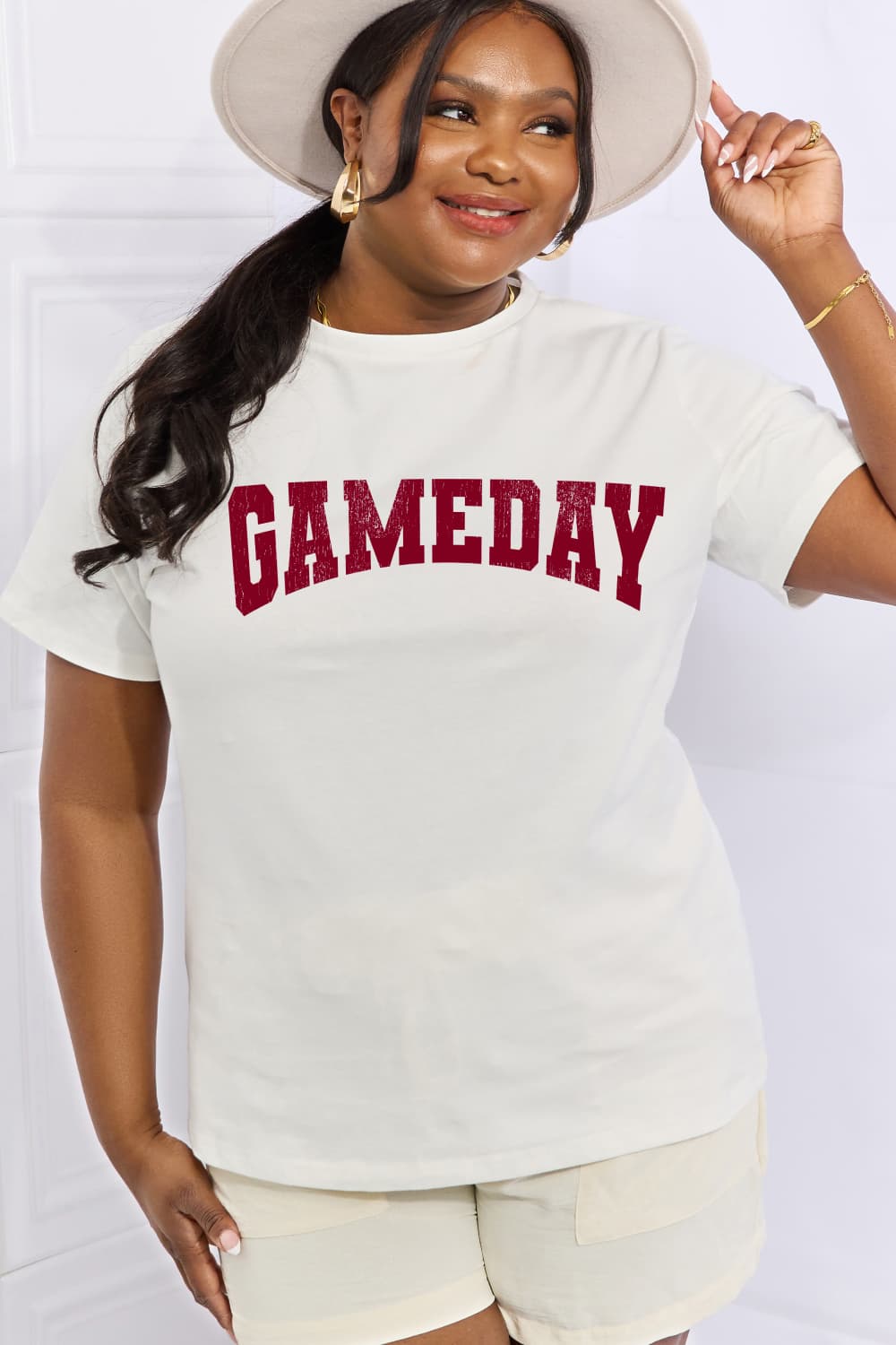 Simply Love-GAMEDAY Graphic Cotton Tee